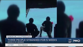 Three people stranded for five weeks rescued