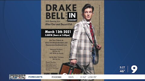 Drake Bell to perform in Tucson at drive-in concert March 13