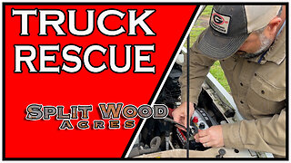 Truck Rescue at Split Wood Acres Homestead