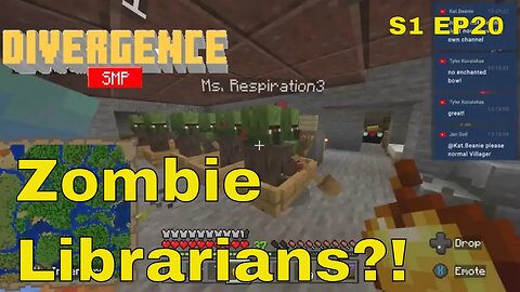 Zombies in the Library?! S1, EP20, #MiM on the #DivergenceSMP!