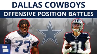 Top Dallas Cowboys Roster Battles On Offense