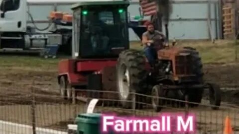 4BT Cummins Powered Farmall M Tractor Pulling Weight Transfer Sled