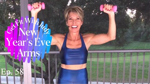 New Year's Eve Arms For Women | Get Fit With Judy AT HOME