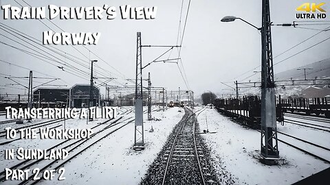 TRAIN DRIVER'S VIEW: FLIRTing to the Workshop in Sundland part 2 of 2