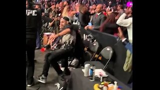 Drunk Michael Chiesa dragged out of UFC 269 by security after Pena win