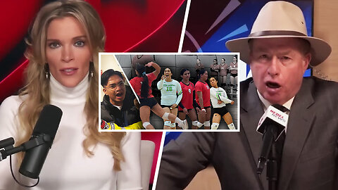 Five biological men takeover women's college volleyball game: David Menzies joins Megyn Kelly