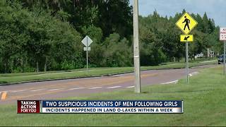 Deputies looking into suspicious incidents involving middle school girls walking home from school