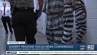 Sheriff Penzone speaks on latest drug seizures, overdoses inside jails and more