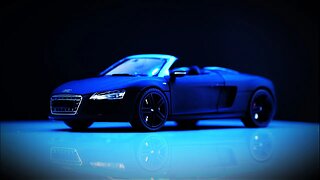 Audi R8 Spyder Concept Black - Schuco 1/43