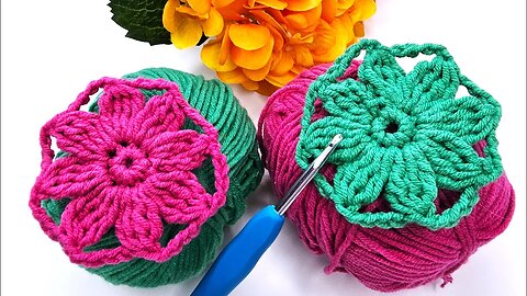 Easy Crochet Motif / Crochet Blankets and Scarfs / Light Up My Life Motif 😍