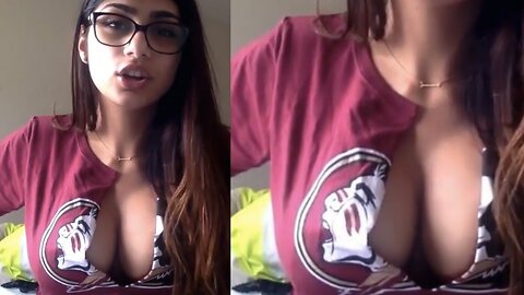 Mia Khalifa meet on Omegle two Kindes reaction