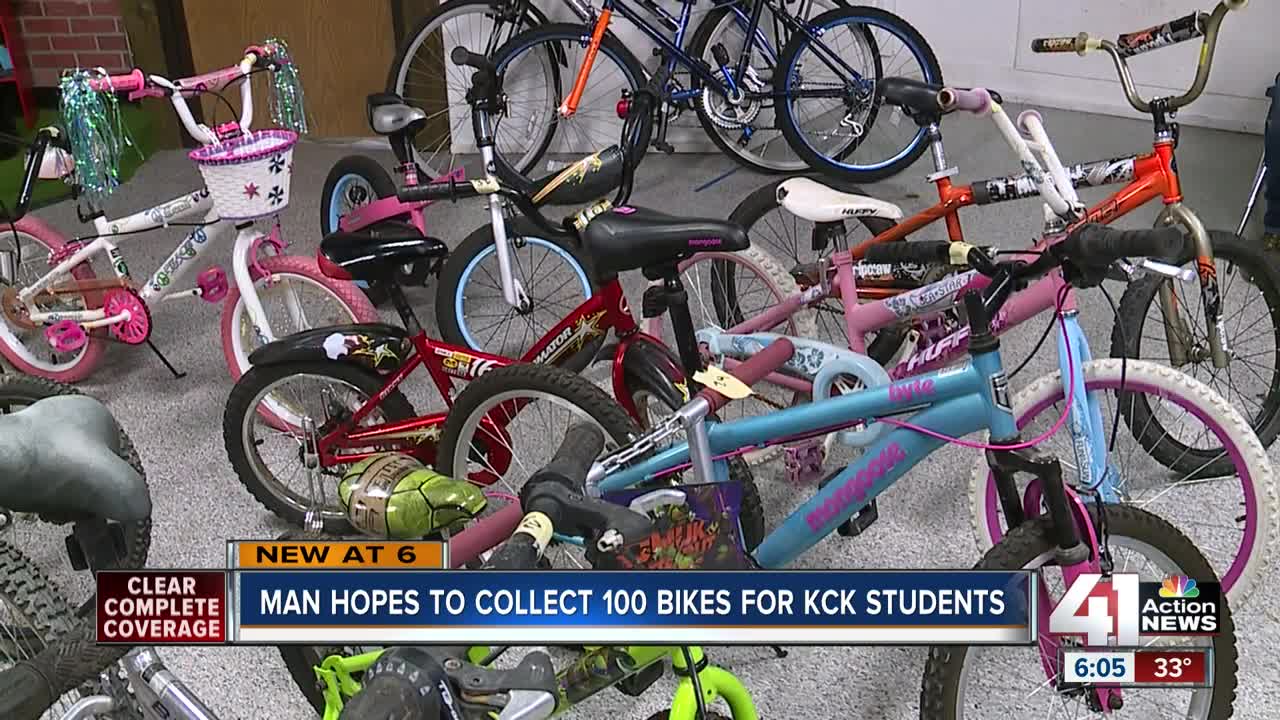 'Warriors' group collects bikes for KCK students this holiday