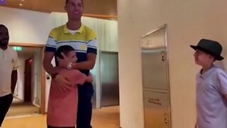 Cristiano Ronaldo surprises Syrian boy after devastating quake #cristianoronaldo #cr7