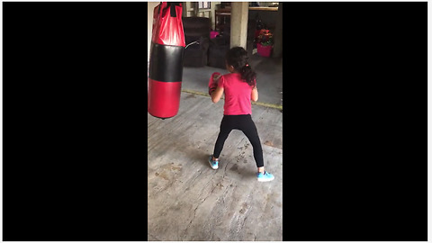Fierce 6-year-old destined to be boxing champ