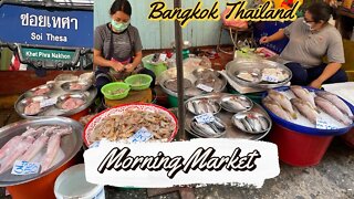 Trok Mor morning market - Soi Thesa - Bangkok Thailand