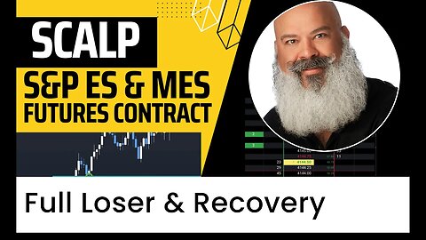 Friday Full Stop Loser + Recovery: Day Trading: Scalp The S&P Futures ES and MES Contract