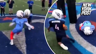 'Deeply disturbing' youth football collision goes viral