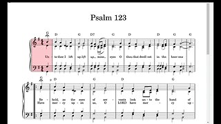 Psalm 123 KJV Song