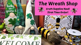 The Wreath Shop Haul ~ Wreath Making Supplies! ~First Time Ordering!