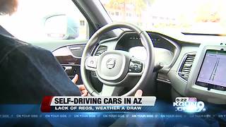 Self-driving cars in Arizona