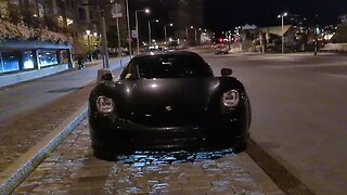 [4k 60p] Porsche 918 Spyder parked casually in Stockholm with parkingticket. Used and not stored!