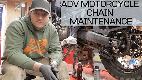 Adventure Motorcycle Chain Maintenance Honda Africa Twin and other bikes