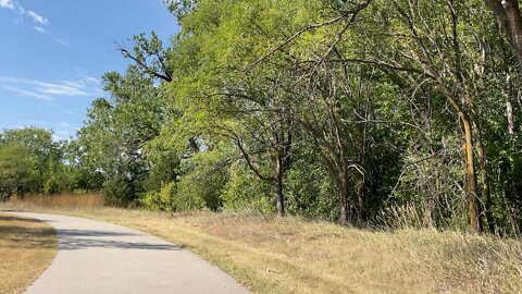 Recumbent Trike on Kearney, NE Trail