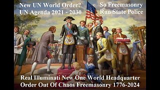 Real Illuminati One World Headquarter Order Out Of Chaos Freemasonry 1776-2024