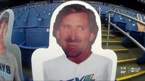 Longtime Tampa Bay Rays fan memorialized on cutout