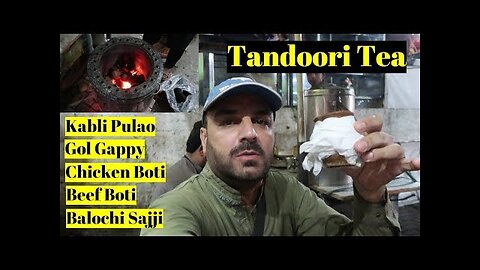 Tandoori Tea in Peshawar food street | Pakistani Street Food