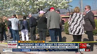 President set for visit to Bakersfield