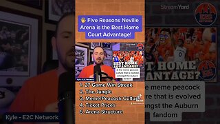 5 Reasons Auburn Basketball Has a Top Tier Home Court Advantage | #auburn #auburnfootball #wareagle