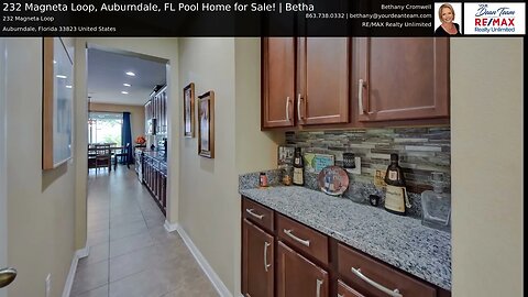 232 Magneta Loop, Auburndale, FL Pool Home for Sale! | Betha