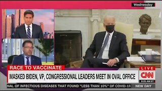WH COVID Advisor Can't Explain Why Biden Keeps Wearing His Mask