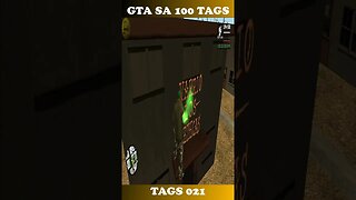 GTA SAN ANDREAS 100 tags TAG 021 #shorts #pc #semedissaum