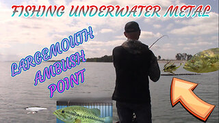 Largemouth Bass Ambush Points Around Metal