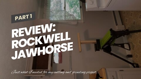 Review: Rockwell JawHorse Portable Material Support Station – RK9003, Black and green