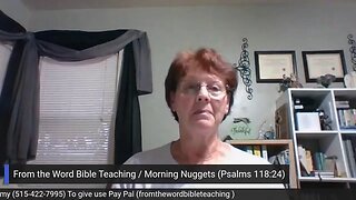 From the Word bible Teaching / Morning Nuggets (9/14/23)