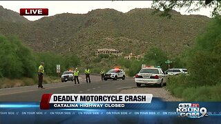 Deadly motorcycle crash on Catalina Highway