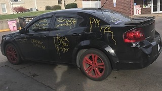 Man Vandalizes His Car With Racist Slurs — Guess What, No Charges!