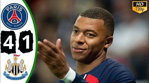 Kylian Mbappe -Newcastle United vs PSG 4-1 Highlights & All Goals 2023