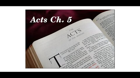 Acts Chapter 5