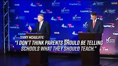 Glenn Youngkin Ad Hits McAuliffe On His Belief That Parents Should Have NO SAY in Kids Education