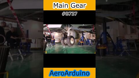 Watch How Main Landing Gear #B737 Operation #Aviation #Fly #AeroArduino