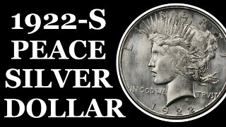 1922-S Peace Dollar Guide - VAMs, Values, History, and Errors