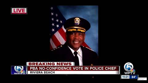 Riviera Beach police chief receives vote of no confidence