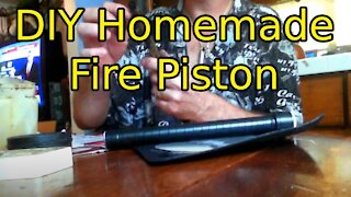 DIY Homemade Fire Piston For Survival And Camping