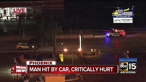 Pedestrian seriously hurt after being struck near 35th Avenue and Van Buren