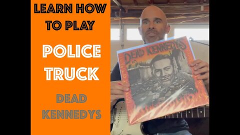 How To Play Police Truck On Guitar With SOLO! [Dead Kennedys]