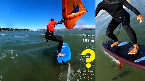 F-one Seven Seas - Wing and Surf Foiling - Review and Speed Test